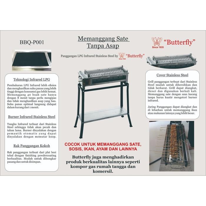 Sale Alat Bakaran / Panggangan / Grill Sate Sosis Gas