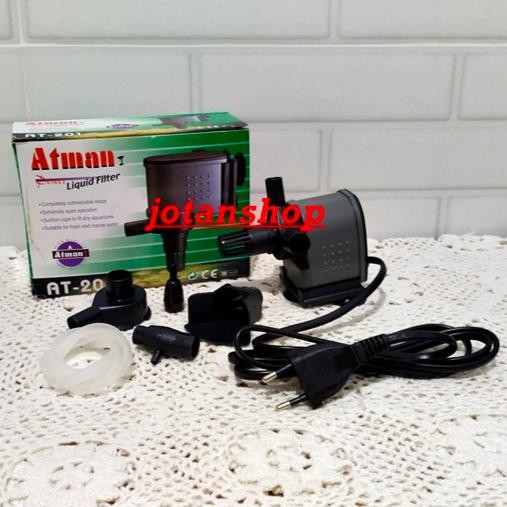 Atman At-201 At 201 At201 Mesin Pompa Air Filter Power Head Aquarium
