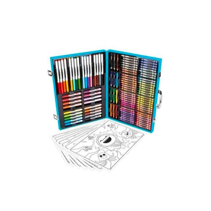 

Crayola Trolls Glitter Scrapbook Kit. Set Crayon Spidol Dll