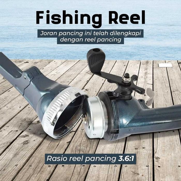Exori Fishing - Joran Pancing Lipat Foldable Telescopic Fishing Rod 1.3M