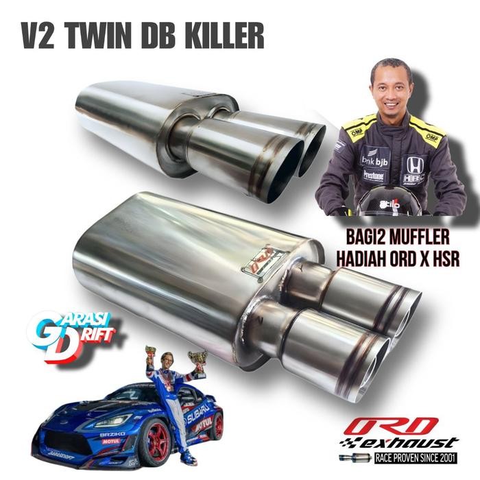 Muffler V2Twin Ord Exhaust