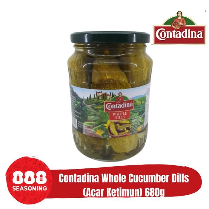 

(Allthebest) CONTADINA WHOLE CUCUMBER DILLS/ PICKLES (Acar Ketimun) 680g