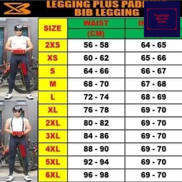 Best seller Celana sepeda padding BIB SHORT big size JUMBO 2XL 3XL 4XL 5XL 6XL 02 Terlaris