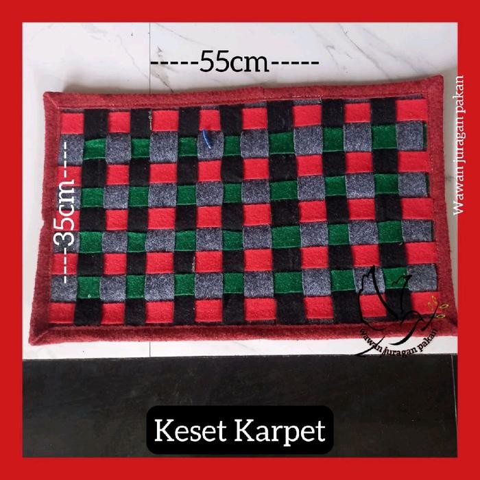 Keset kaet / keset rumah / keset masjid / keset toilet / keset kamar dll *