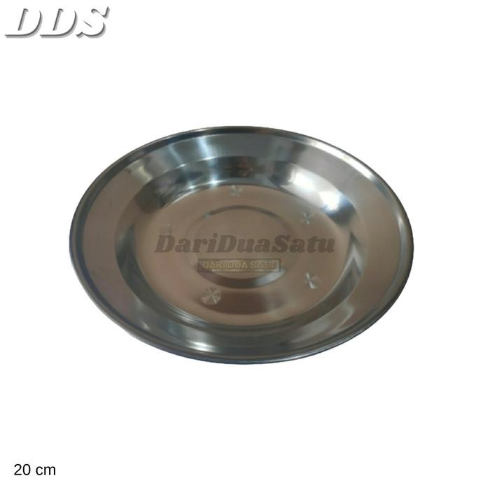 Piring Stainless Steel Tebal 555 Made India *