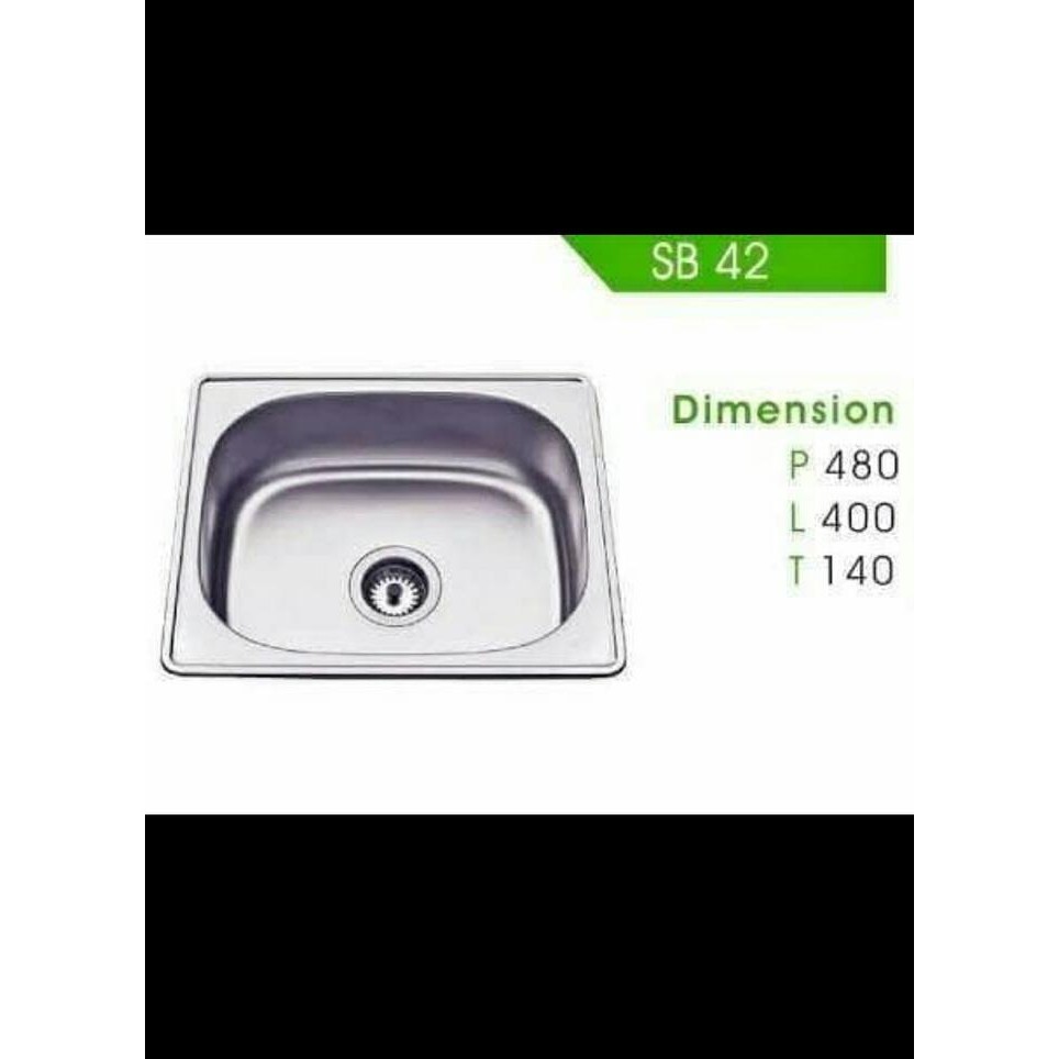 KITCHEN SINK ROYAL / BAK CUCI PIRING 1 LUBANG *