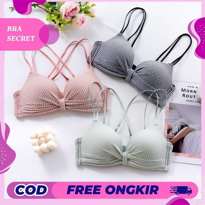 Bra Secret-BS 093 Bra Jepang Sexy Tanpa Kawat Bra Import Premium Asian *