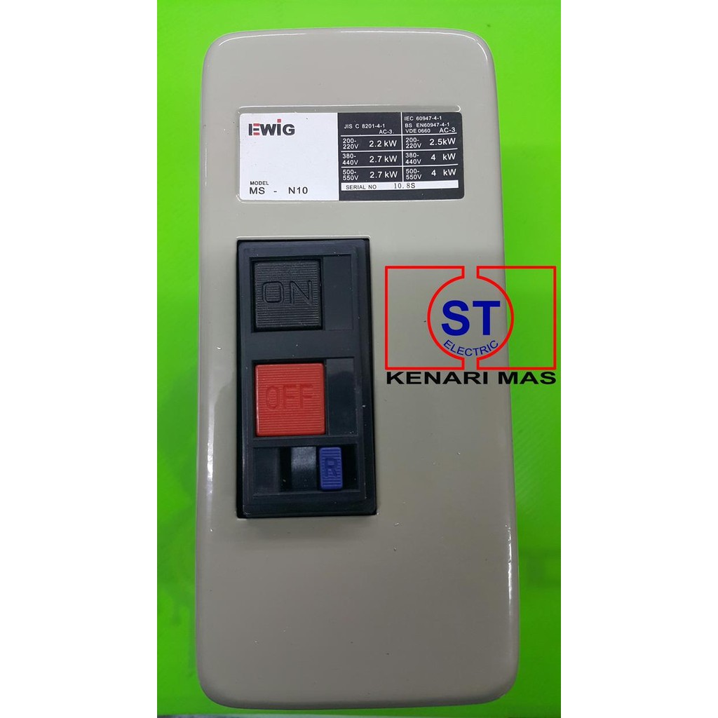 MSN10 / MS-N10 Motor Stater / Soft Stater / Motor On/OFF EWIG DOL *