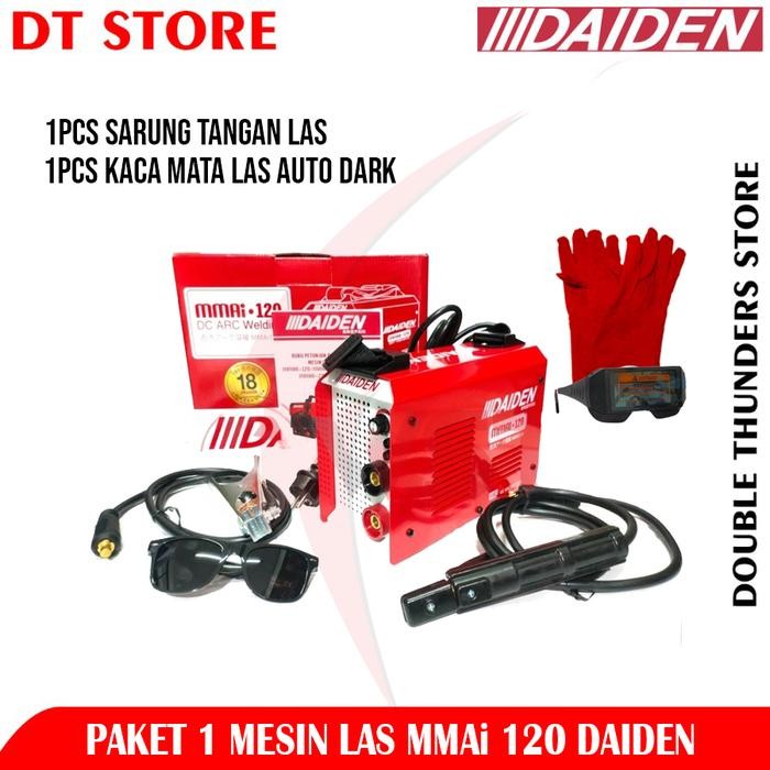 Daiden Mesin Las Mmai120 / Mesin Trafo Las Inverter Mmai120
