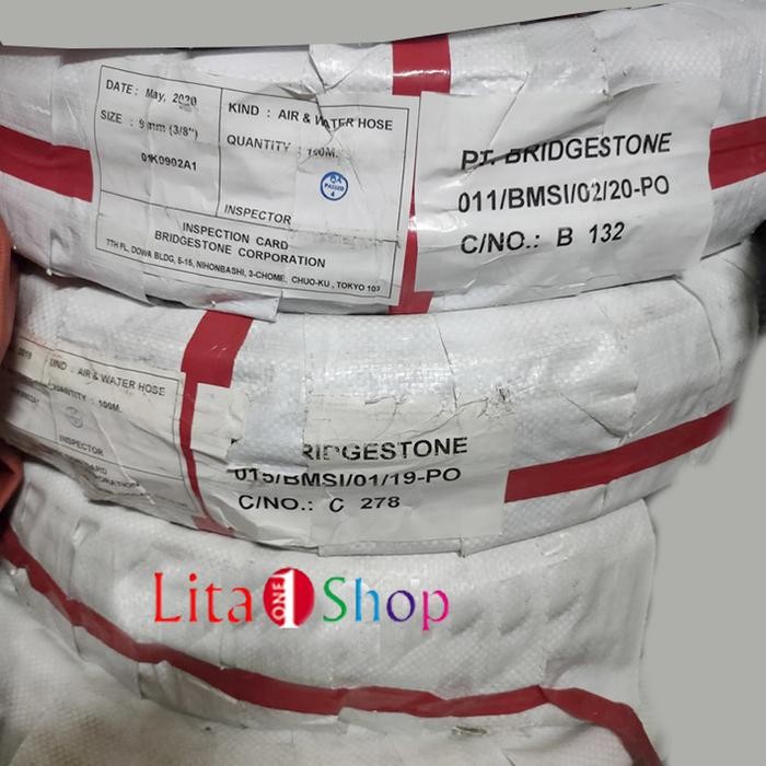 Selang Gas / Selang Lpg Bridgestone 3/8" / 9 Mm Standar Selang Gas