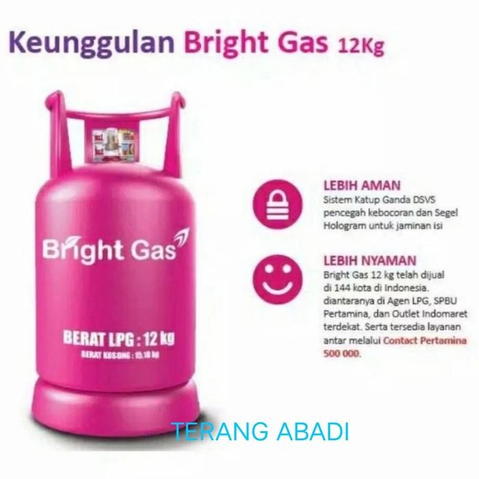Tabung Gas Elpiji 12Kg + Isi