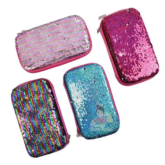 

Kenko Stationary - Kotak Pensil 3D Timbul Eva Sequin Besar Premium 22Cm Tempat Pencil /Pencil Box