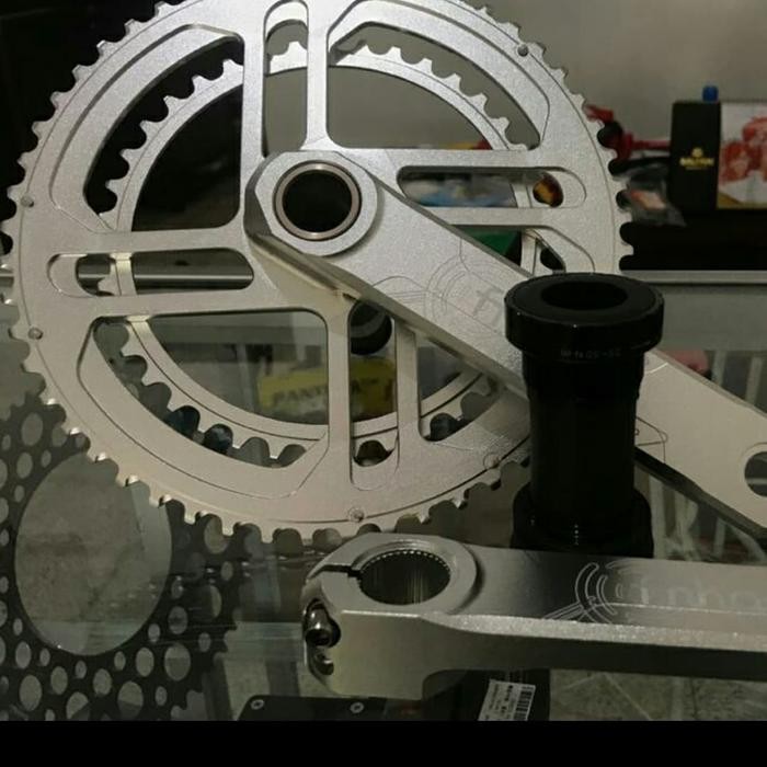 ORIGINAL Crankset Double Chainring FNHON READY STOCK