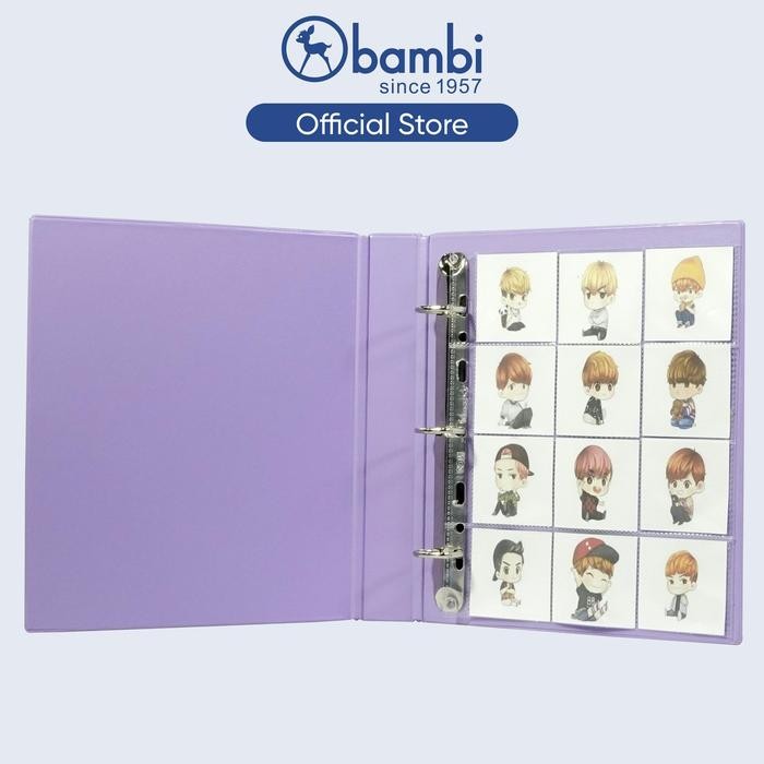 

Bambi Ring Binder A5 3 Ring Type D All Color Small Size 20 Mm Original