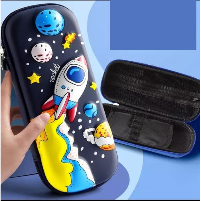 

Deli Stationary - Tempat Pensil Kotak Pensil 3D Timbul Hardcase Hardtop Waterproof