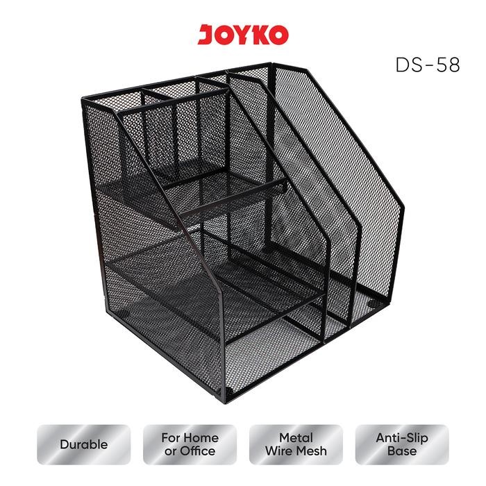

Deli Stationary - Joyko Desk Set Metal Pen Holder Organizer / Tempat Alat Tulis Kantor Besi Rapi