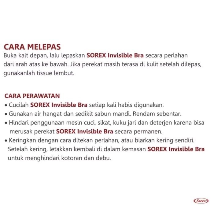 Silicon Push Up Bra Tanpa Tali Sorex Bra Silikon Bra Tempel Sorex Original Bra Perekat Bra Perekat