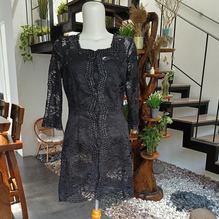 Kebaya brokat hitam Payet brokat kebaya Payet kebaya Hitam murah
