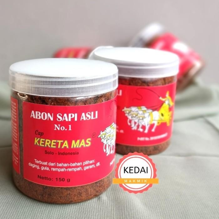 

Abon Sapi Asli Kereta Mas Solo Toples