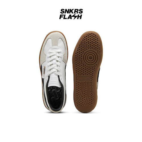 PUMA PALERMO LEATHER WHITE VAPOR GREY GUM Sepatu Sneakers Pria - 39646401 - Size 42.5