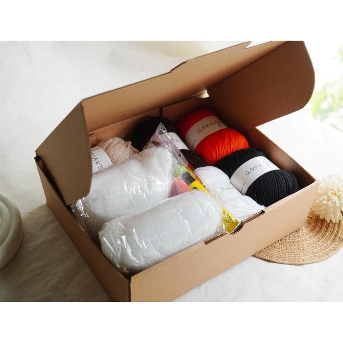 Diy Kits Paket Rajut Amigurumi Crochet Kucing- Calico And Siamese Cat