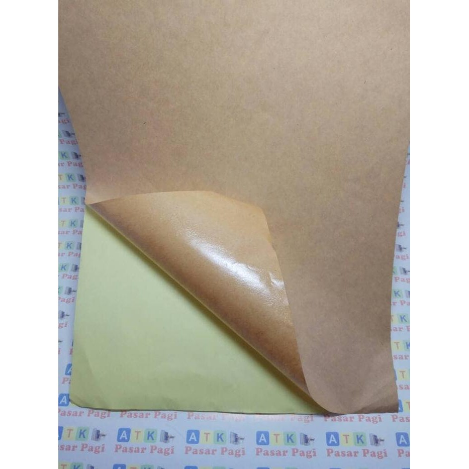 

Stiker Kraft Coklat Folio ( F4 ) ( Gold Bird )