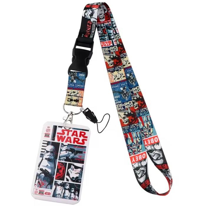 

Vintage Star Wars Id Card Holder Neck Strap Lanyard