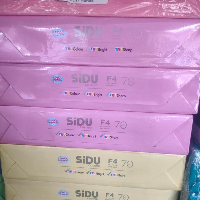 

Kertas Hvs Warna F4 Folio 70 Gram Sidu (Sinar Dunia) Harga Promo