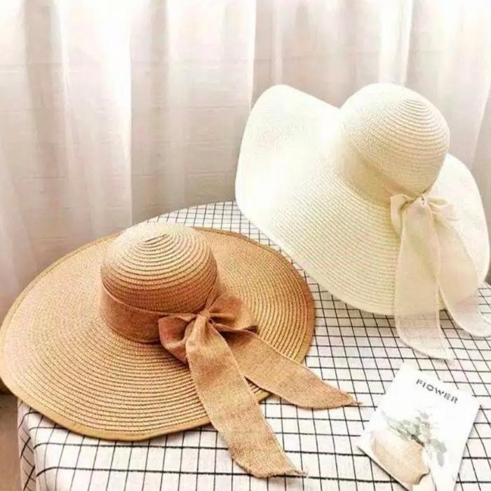 Topi Pantai Papper Pita Lebar Summerhat
