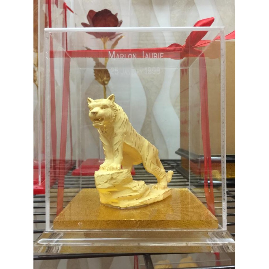 Shio Macan Xl/ Patung Sepuhan 24Karat Gold Best Seller