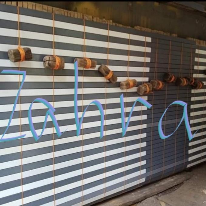 Bisa Grab Krey Tirai Pvc Fiber Motif Indoor Dan Outdoor