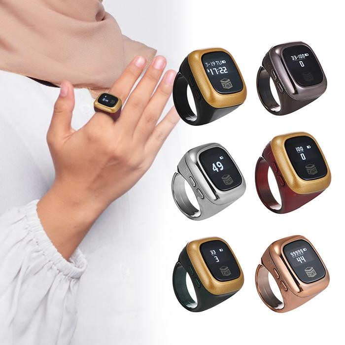 B081 Cincin Tasbih Digital Tasbih Smart Ring Bluetooth Tasbih Digital Ring Counter Digital