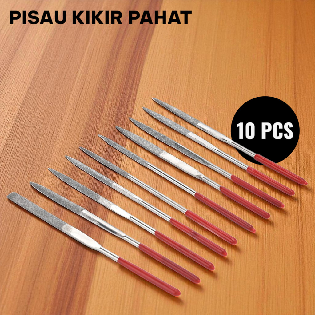 

Diamond Needle Files Carving 10in1 Pisau Kikir Pahat - FD340P