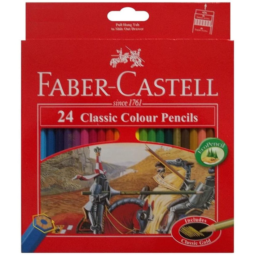 

Faber Castell Classic Colour Pencils/ Pensil Warna 24