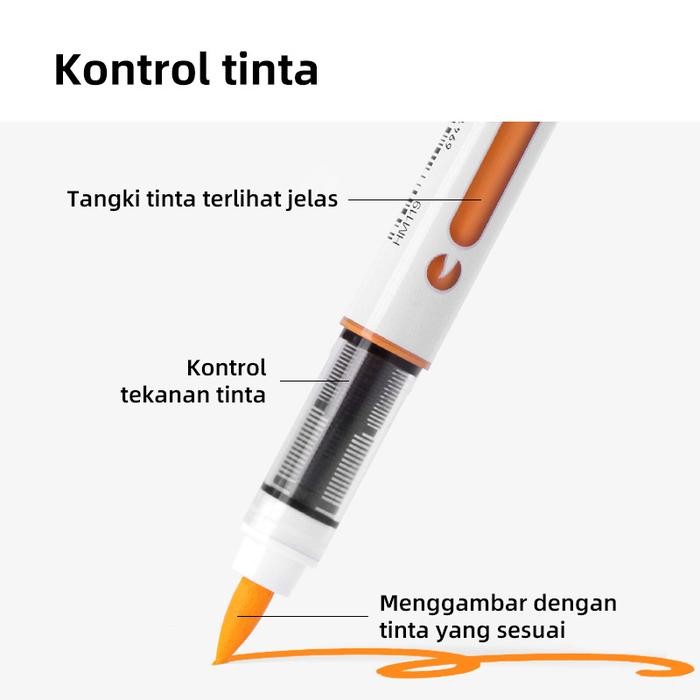 

Deli Spidol Akrilik / Acrylic Marker Water Based Mudah Dibersihkan 12/24/36/40 Warna Cerah HM119