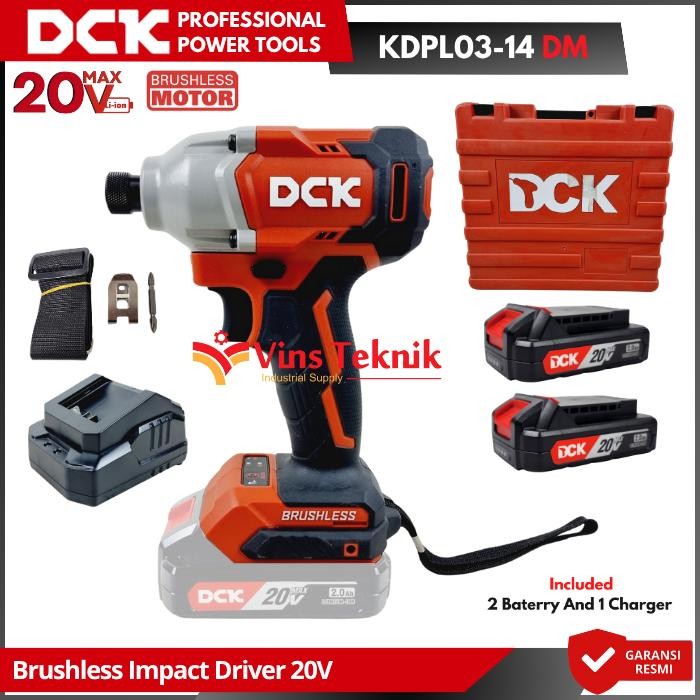 Promo Brushless Impact Driver Screwdriver Kdpl03-14 Dck Kdpl03-14Dm