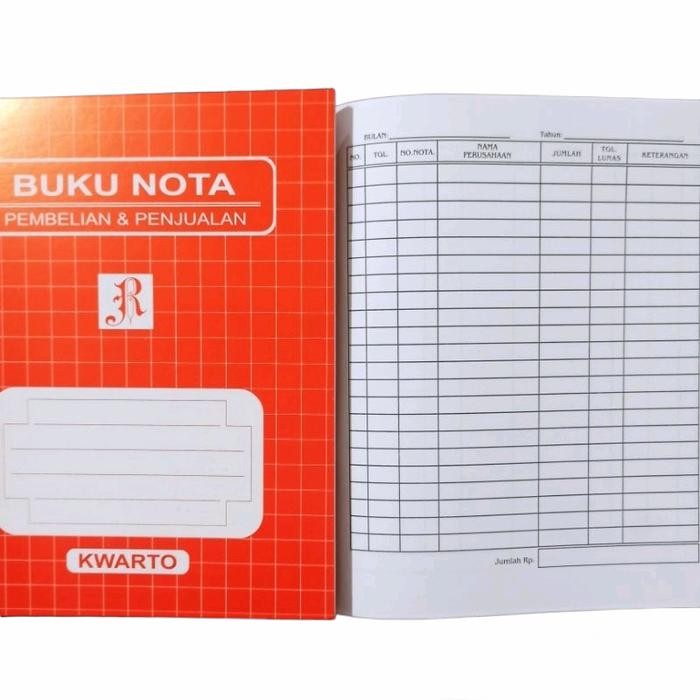 

TUMI Buku Nota Pembelian Dan Penjualan Kwarto