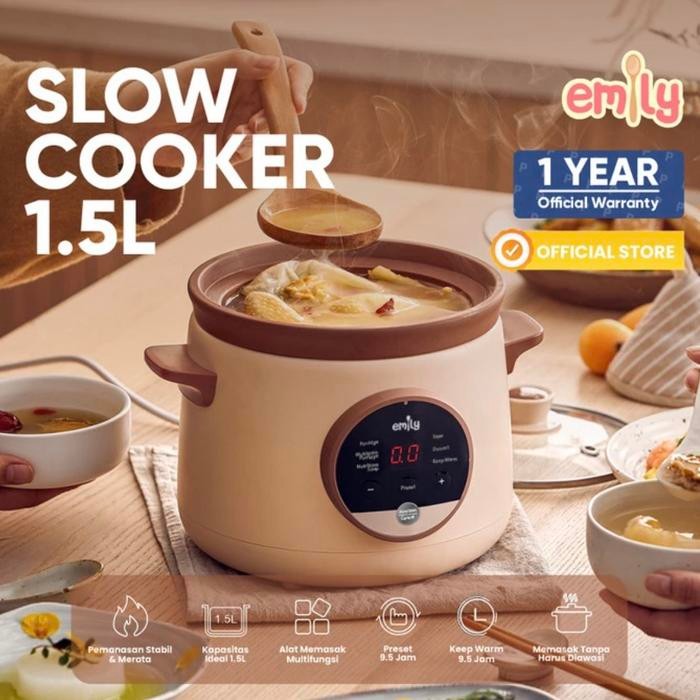 Emily Slow Cooker 1,5 Liter