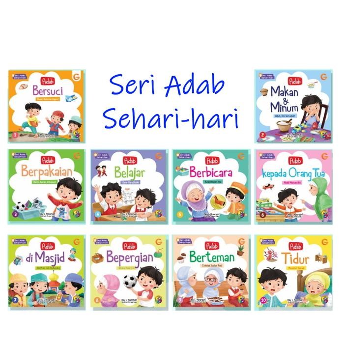 

Buku Islami Anak Seri Adab Sehari-hari - Cerita Akhlak Islam