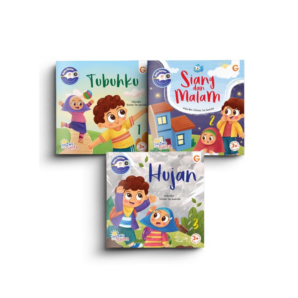 

Buku Anak - 1 Set Sains Untuk Balita