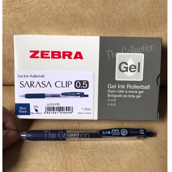 

I77W Atk0504Sr Jj15Fb Blueblack 0.5 Pen Zebra Sarasa Clip Gel Ink Pulpen
