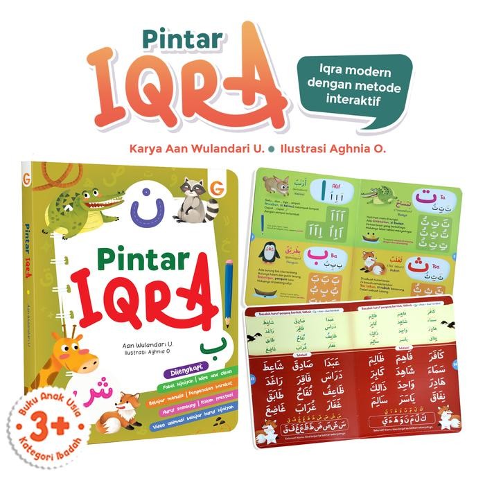 

Boardbook Pintar Iqra 1 - Buku Anak Islami Board book Iqro Balita