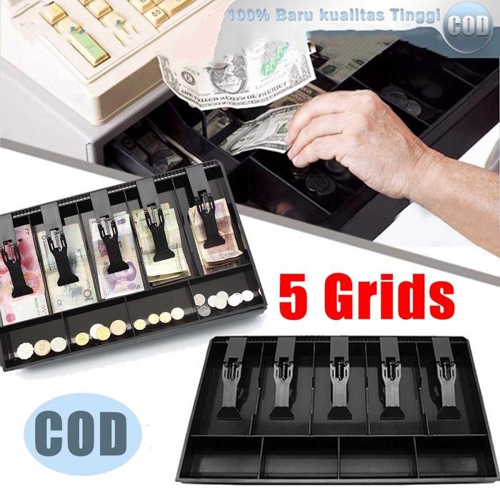 

X689 Laci Uang Kasir / Money Cash Tray 5 Sekat / Cash Drawer Laci Kasir Laci Uang / Tempat