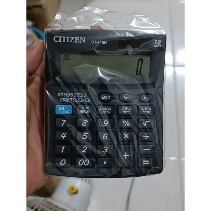 

X689 Kalkulator Citizen Ct 815N 12 Digit/ Calculator Ct815N Check & Correct