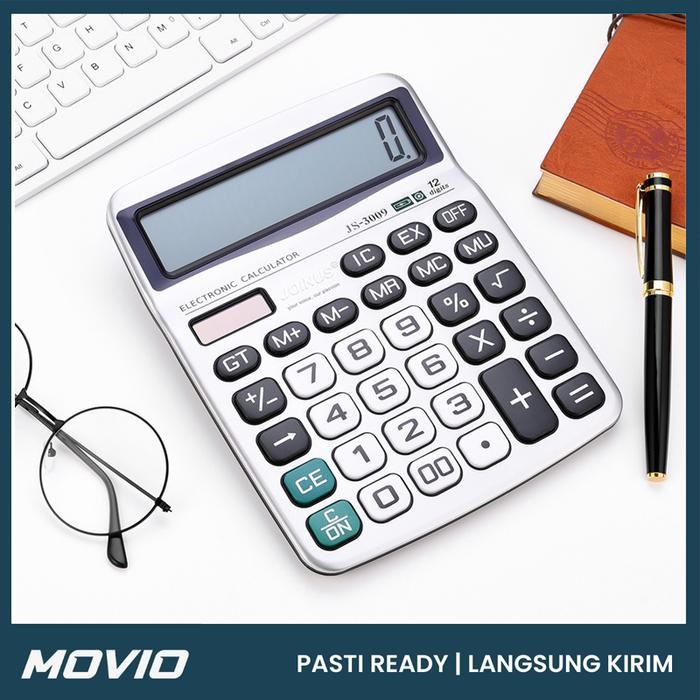 

X689 Movio Calculator 12 Digit - Kalkulator Kantor / Kalkulator Hitung Toko