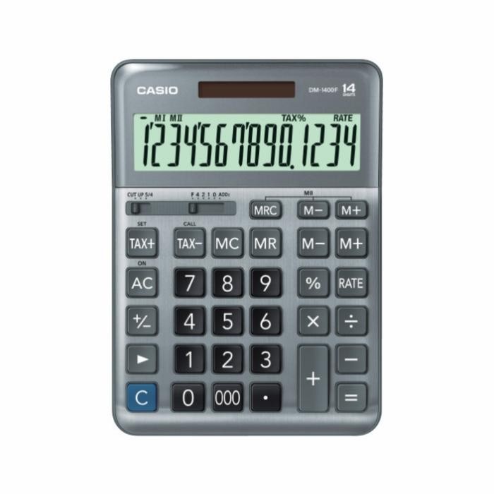 

X689 Casio Dm-1400 Desktop Kalkulator / Calculator Kantor Meja Dm1400