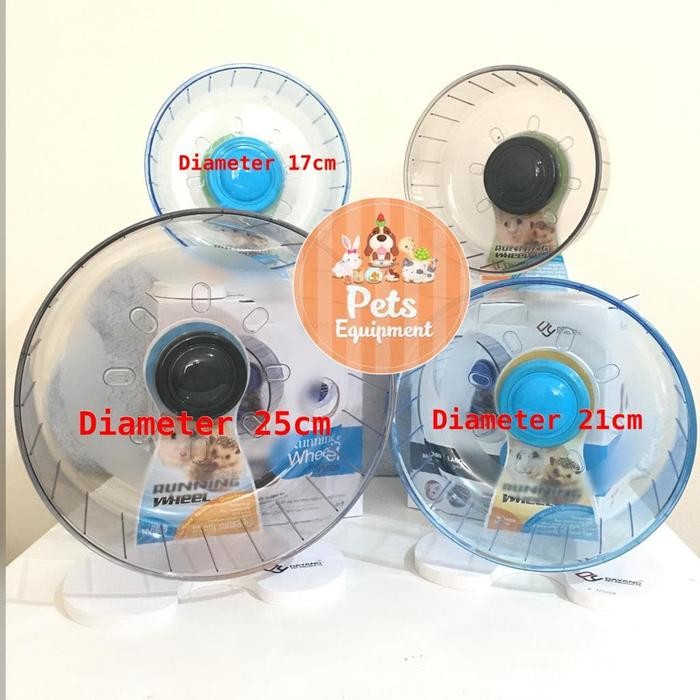 RUNNING WHEEL 21CM DA YANG/MAINAN LANDAK MINI HAMSTER SUGAR GLIDER