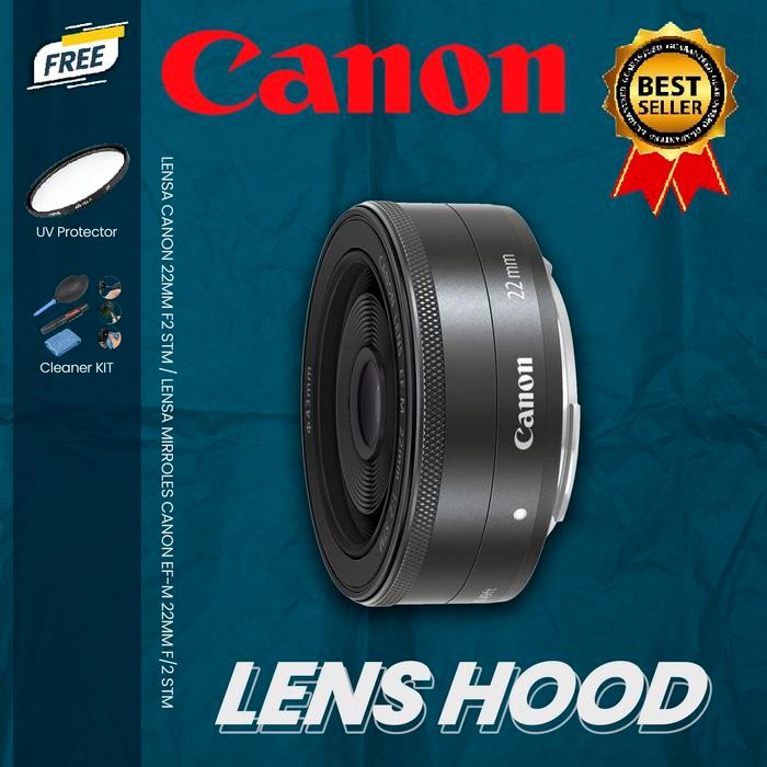 LENSA CANON 22MM F2 STM / LENSA MIRROLES CANON EF-M 22MM F/2 STM