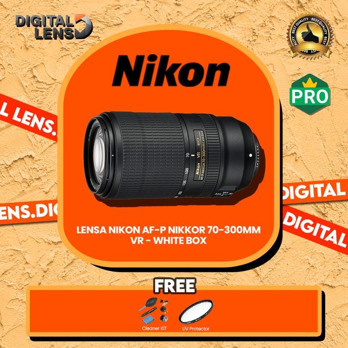 LENSA NIKON AF-P NIKKOR 70-300MM VR - WHITE BOX
