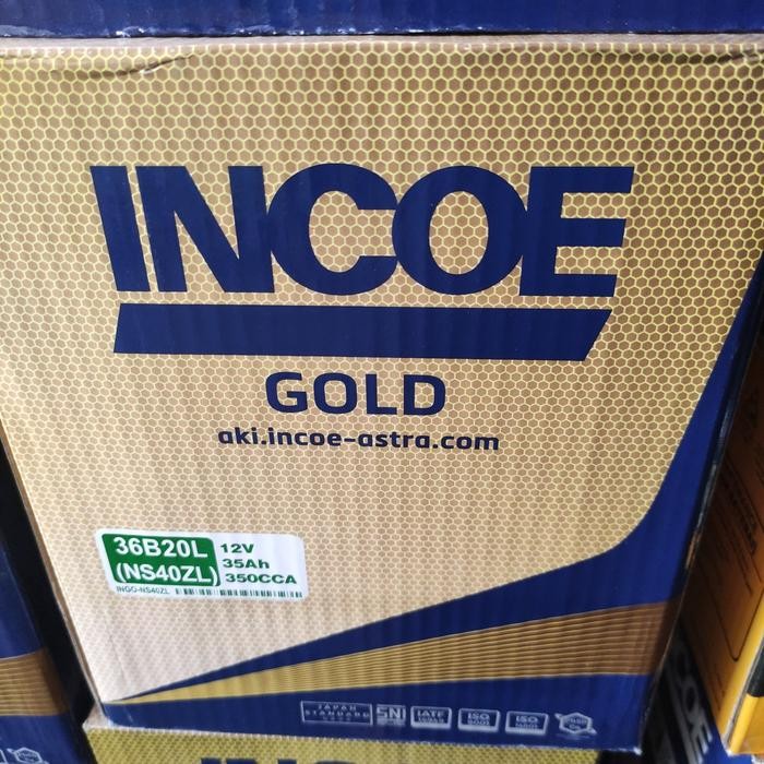 Accu/Aki Mobil Ns40Zl (35Ah) Incoe Gold, Ori Ayla & Agya